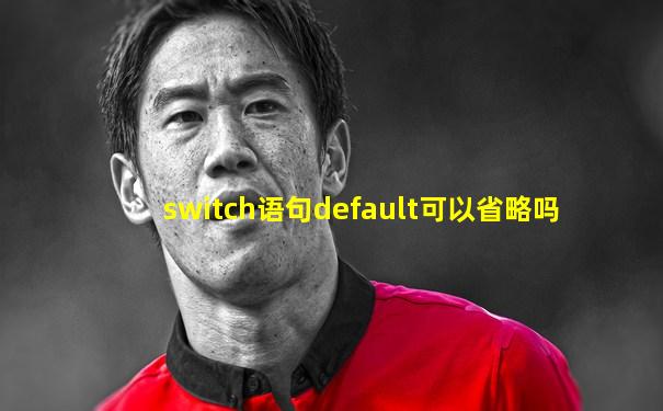 switch语句default可以省略吗