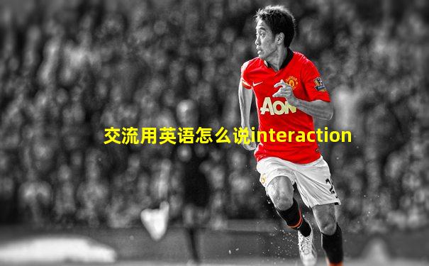 交流用英语怎么说interaction