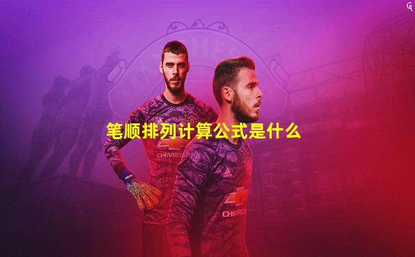 笔顺排列计算公式是什么