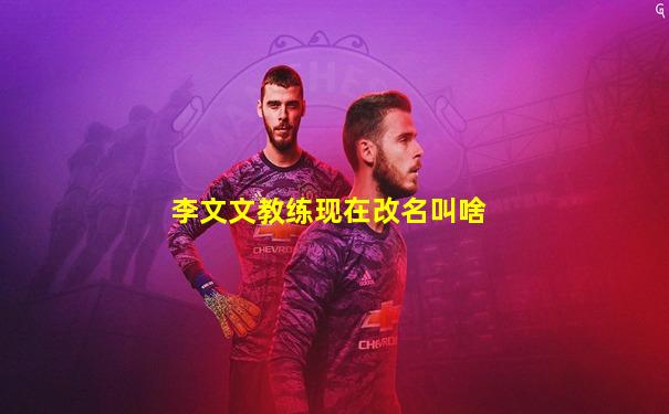 李文文教练现在改名叫啥